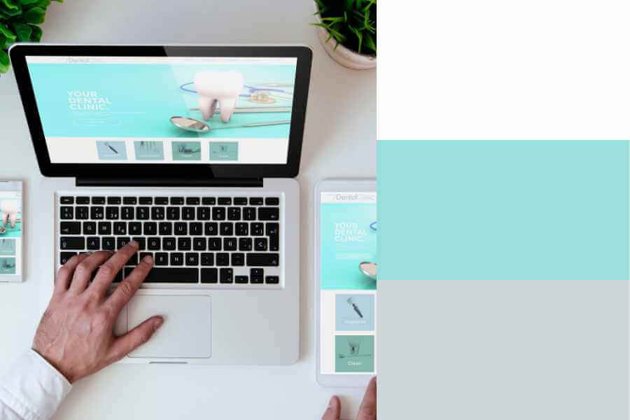 Paleta de colores clínica dental